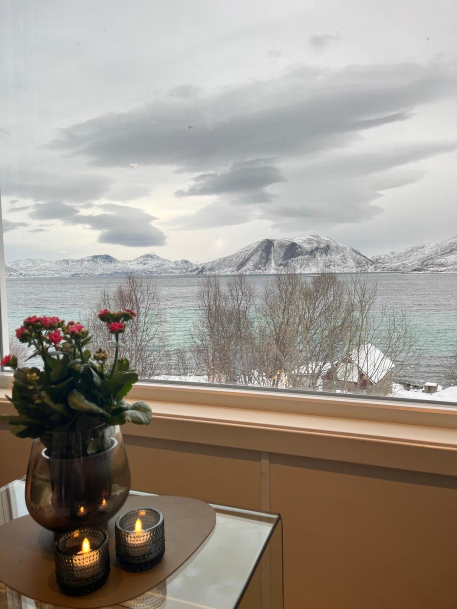Fantastic View, Quiet And Relaxing By The Sea Villa Kvaloya Exterior photo
